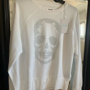 White with silver skull tee from Zadig&Voltaire